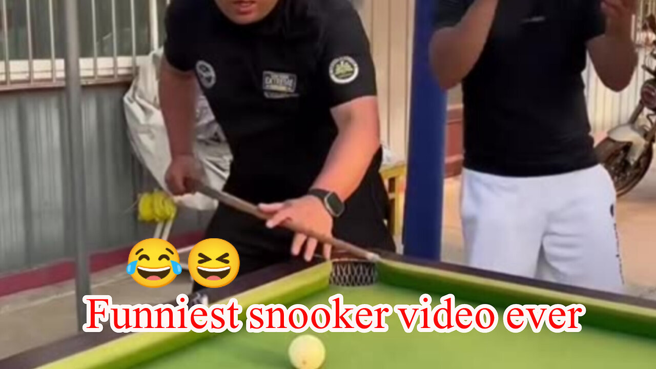 When snooker becomes a serious business... or not|funny video| Chuckling charm|