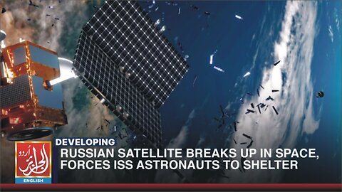 Russian Satellite Breaks Up In Space, Forces ISS Astronauts To Shelter