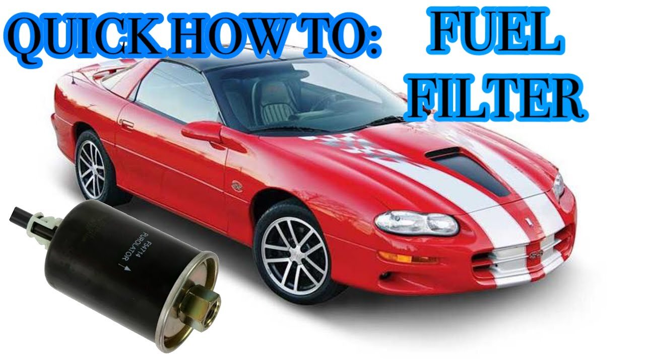 Camaro / Firebird Fuel Filter: How To Replace 1993 - 2002 F-Body 4th Gen