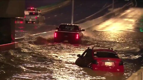 People stranded on flooded I-70 share what happened