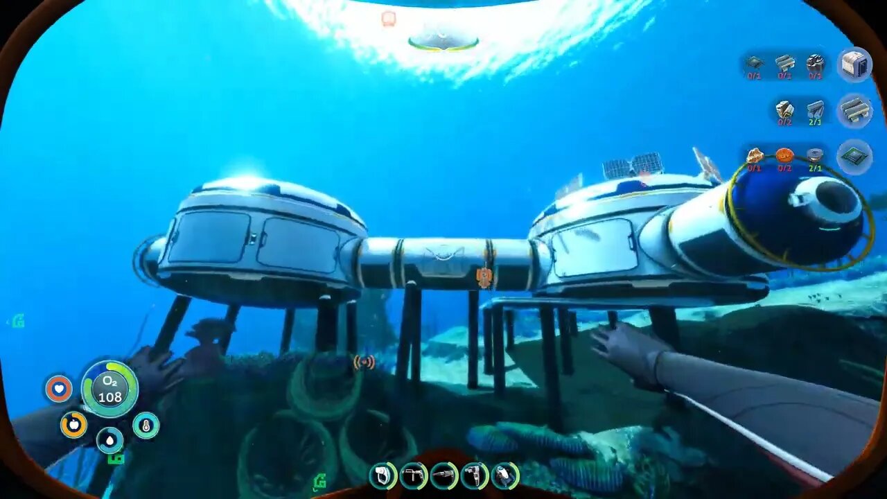 Subnautica: Below Zero Divethrough. Part 4 of 11. Mercury stern, Deep Purple Vents. Spiral Plants.