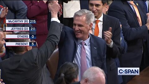The Moment Kevin McCarthy Became Speaker Of The House