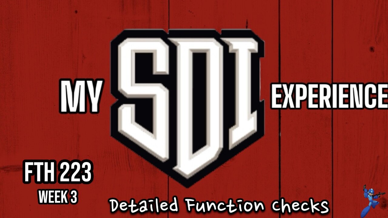 FTH 223 week 3 Function Checks, Sub-Assemblies and Detailed Strip