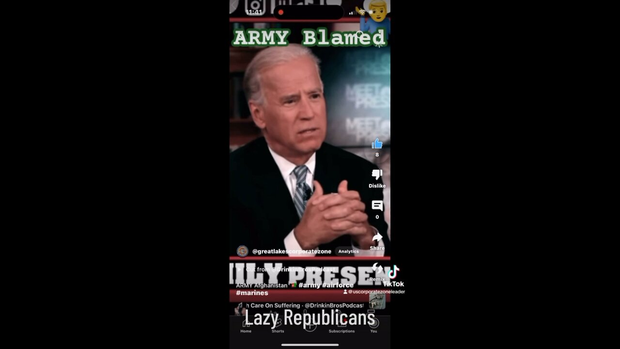 Joe Biden Blamed Who? For Leaving Weapons?