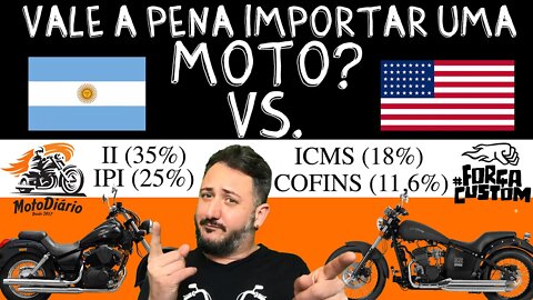 Vale a pena IMPORTAR uma MOTO? Mercosul vs. EUA