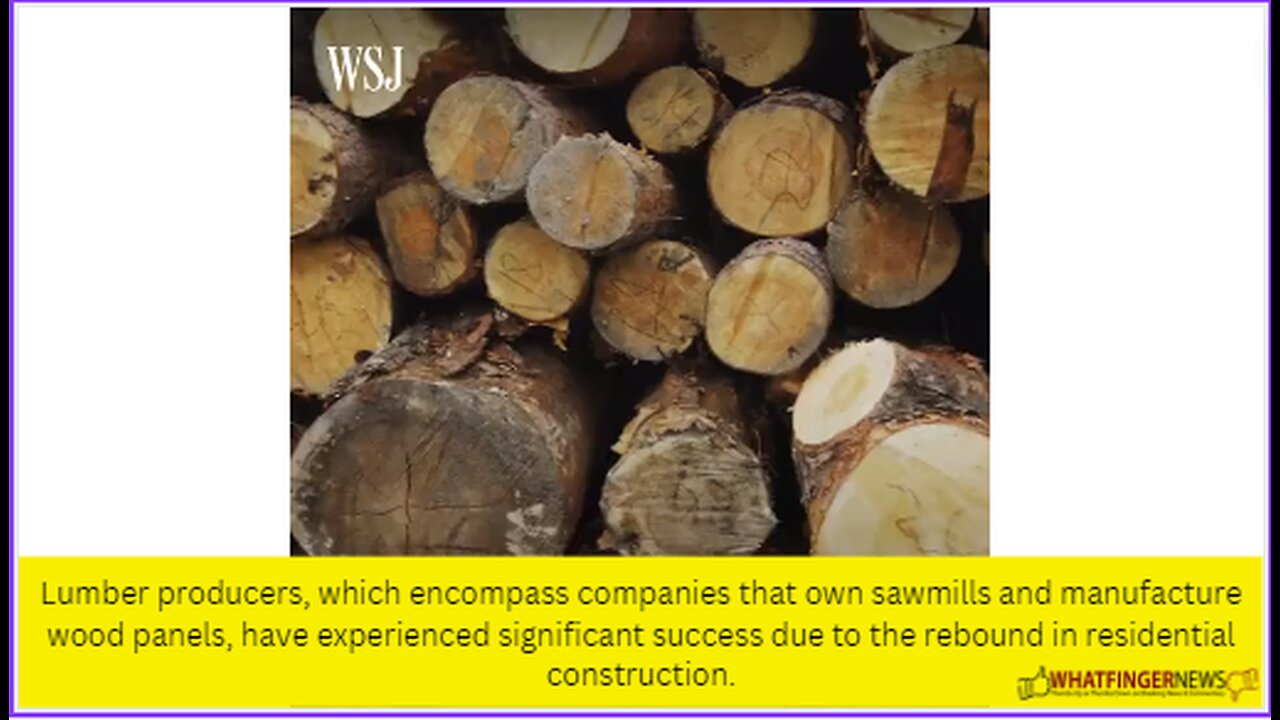 Lumber producers, which encompass companies that own sawmills and manufacture wood panels