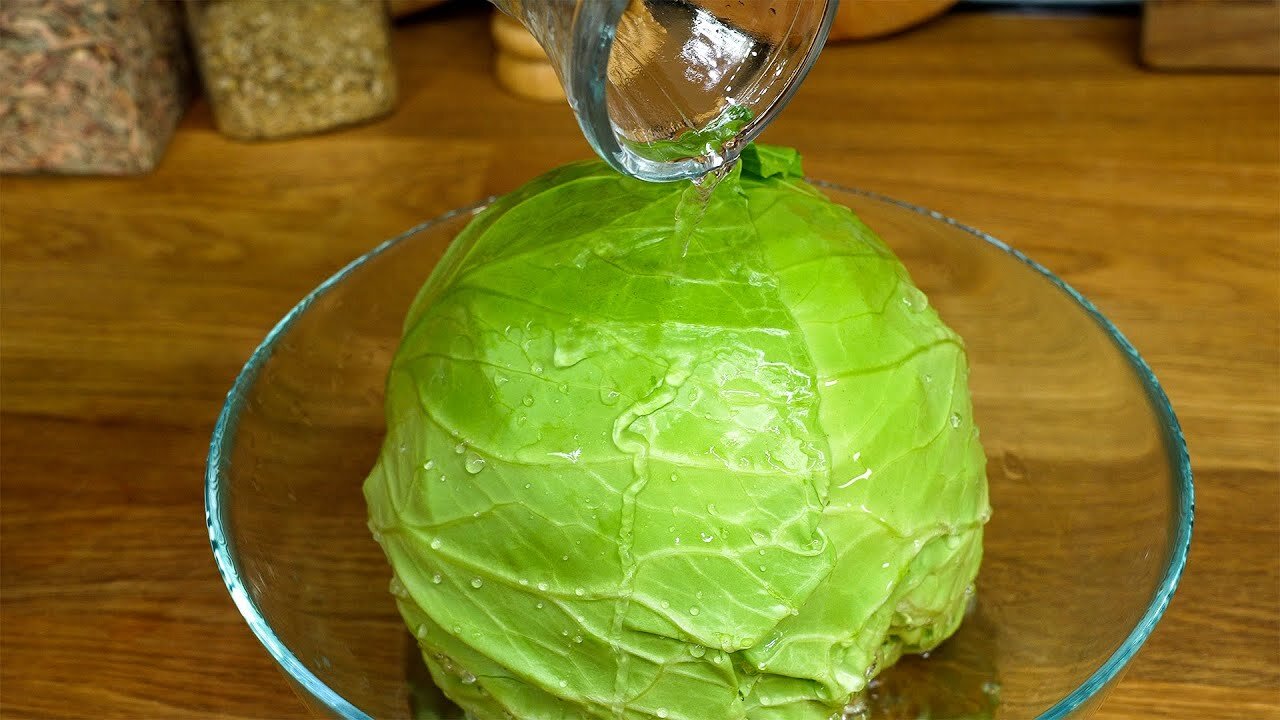 Cabbage with onions is tastier than meat! Why didn't I know this recipe? ASMR