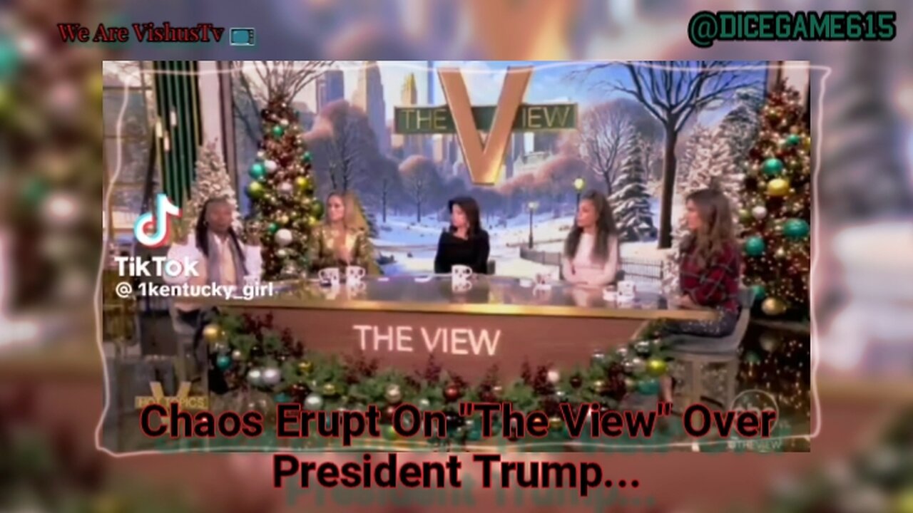 Chaos Erupts On "The View" Over President Trump's Plans... #VishusTv 📺