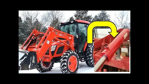 Home Made Disc-Chisel Plow Fabrication. Adding hydraulic cylinder to lift harrow rake