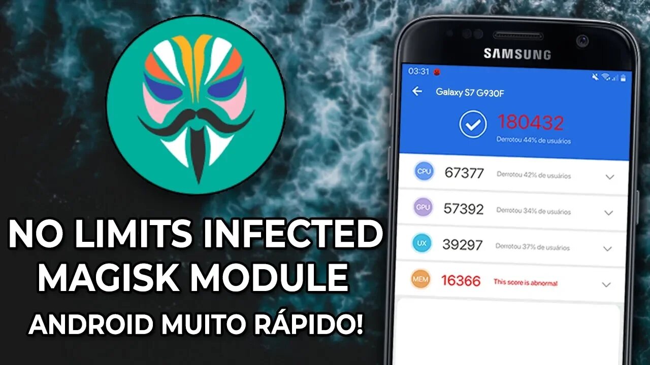 OTIMIZE O ANDROID PARA JOGOS E BATERIA COM ESSE MÓDULO DO MAGISK! NO LIMITS INFECTED v8.0 [ROOT]