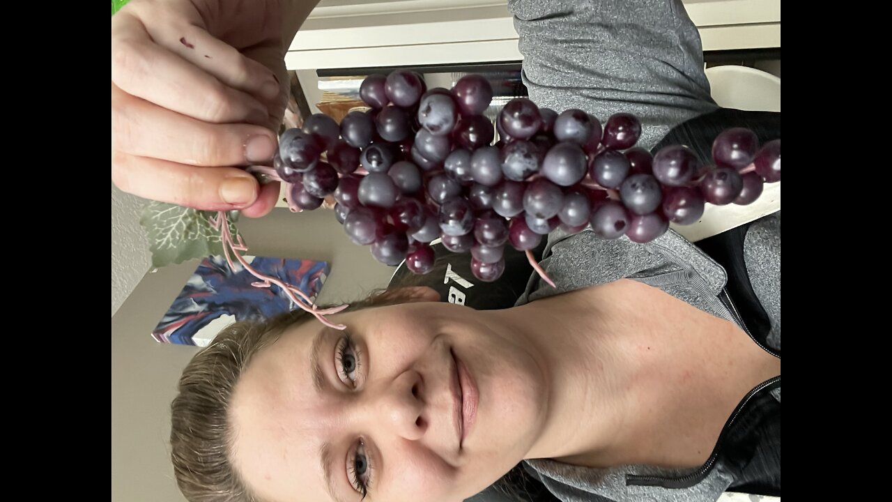 Grapes in an acrylic pour?! Absolutely #dutchpour #michaelscanada #grapes #abstractart