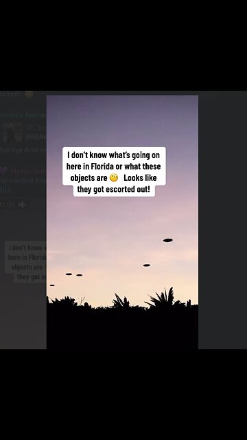 L@@k whats going on in FL.... escorted by Military... WTF?!