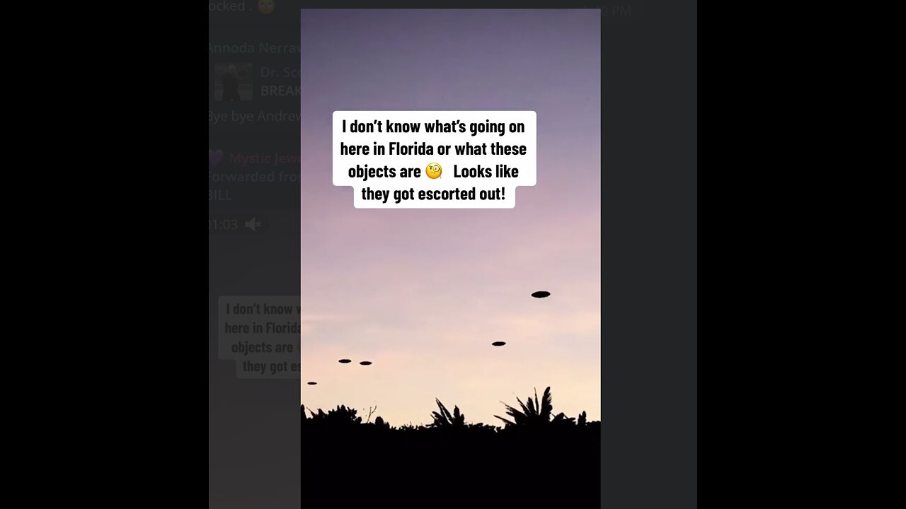 L@@k whats going on in FL.... escorted by Military... WTF?!