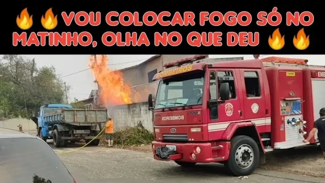 VOU COLOCAR FOGO SÓ NO MATINHO, OLHA O RESULTADO QUE DEU 🔥🙉🔥