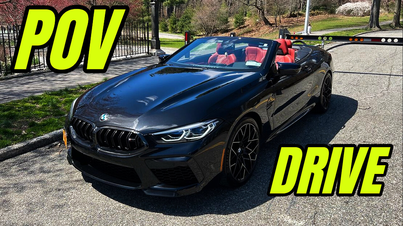 2025 BMW M8 Competition Cabriolet - POV Test Drive (DJI Action 5)