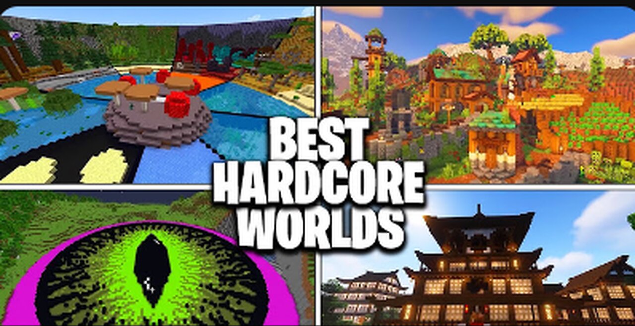 INCREDIBLE Hardcore Minecraft Worlds (Best Hardcore Minecraft Worlds)