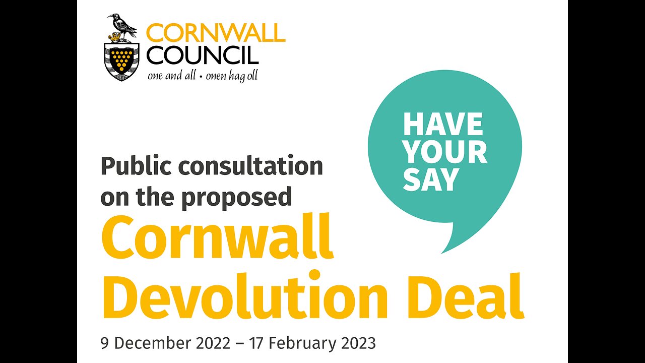 Meeting : Political/Local Helston, England : Cornwall Devolution Deal