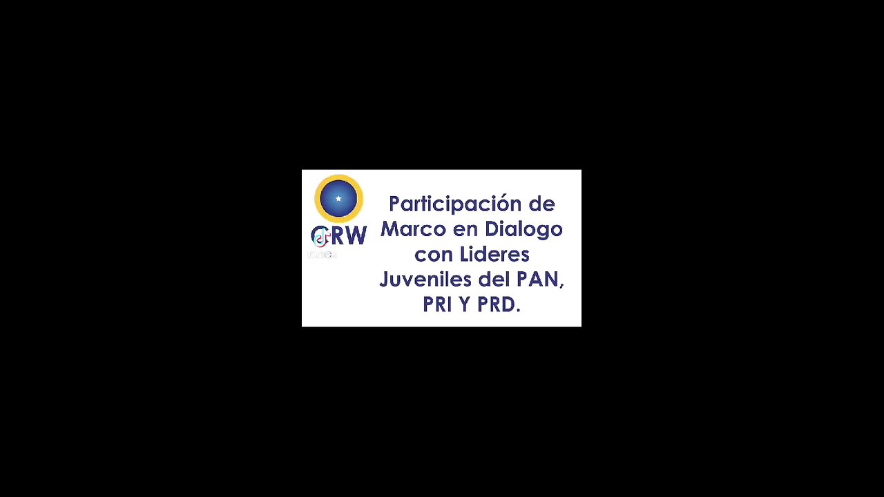 #187 Participación de Marco en Diálogo con Líderes Juveniles del PAN, PRI y PRD