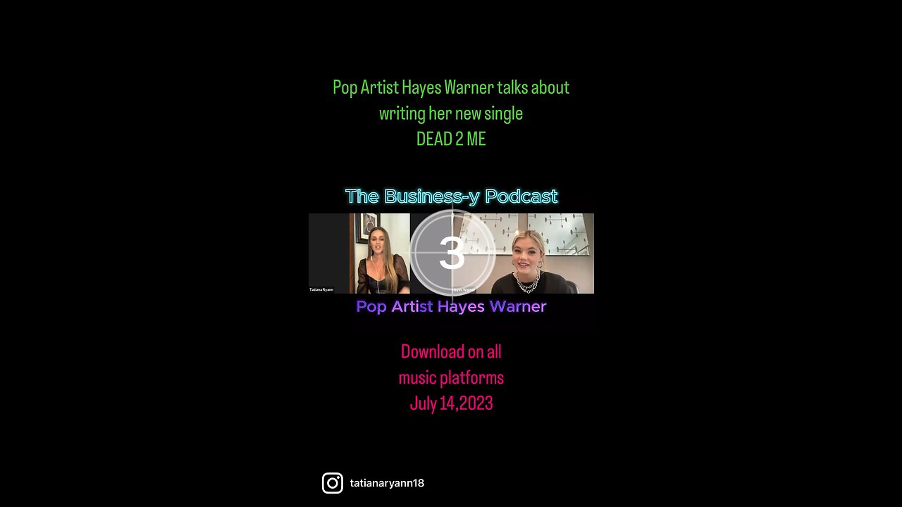 The Business-y Podcast Ep 14 Pop Artist Hayes Warner