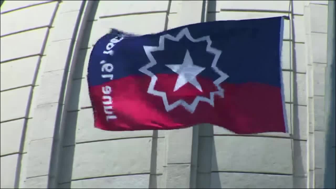 Juneteenth flag raised at Wisconsin State Capitol for 3rd year in a row