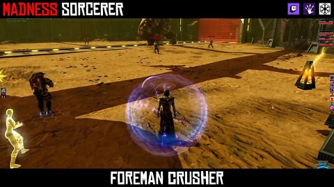 SWTOR Madness Sorcerer - Karagga's Palace Veteran: Foreman Crusher [Twitch Highlight]