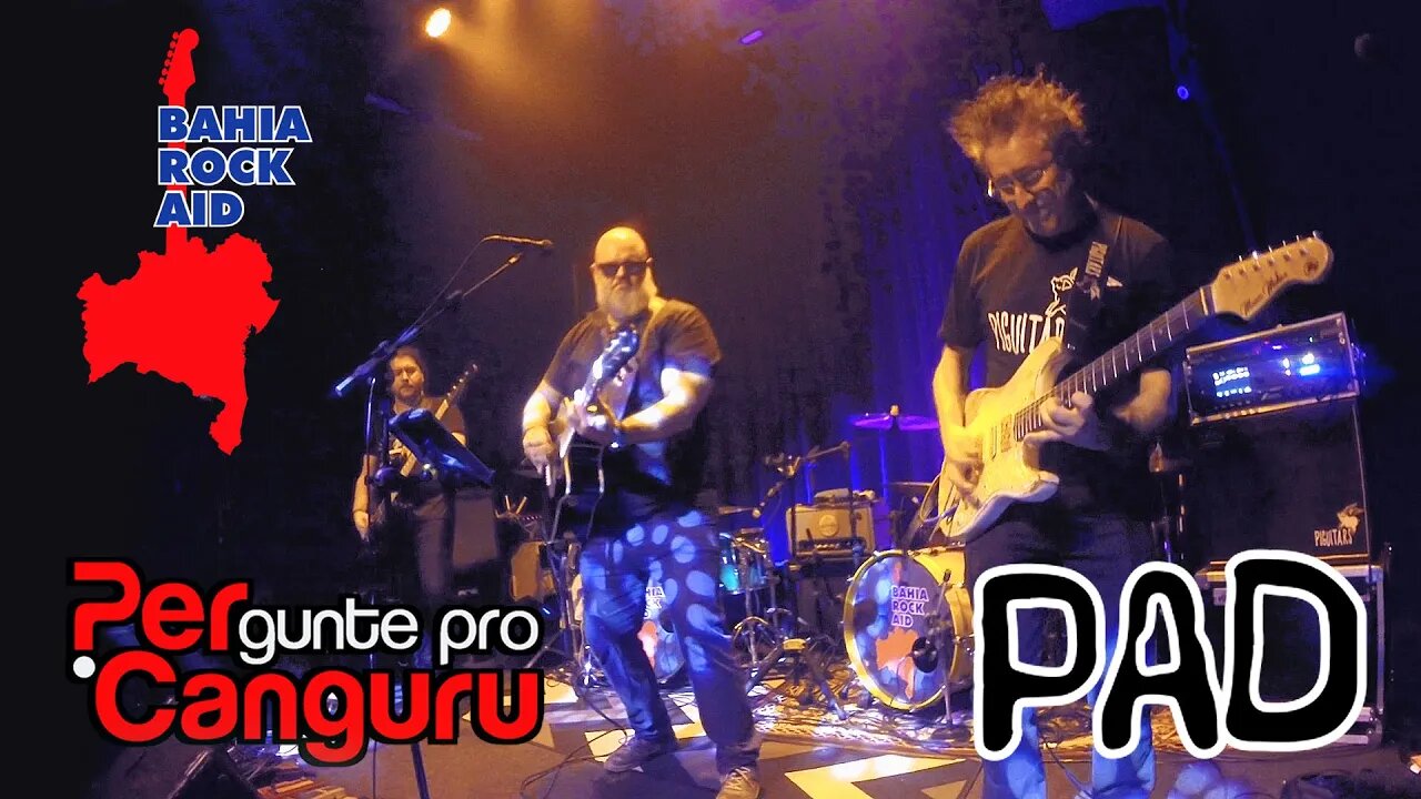 BACKSTAGE - BAHIA ROCK AID - BANDA PAD - PERgunte pro CANGURU