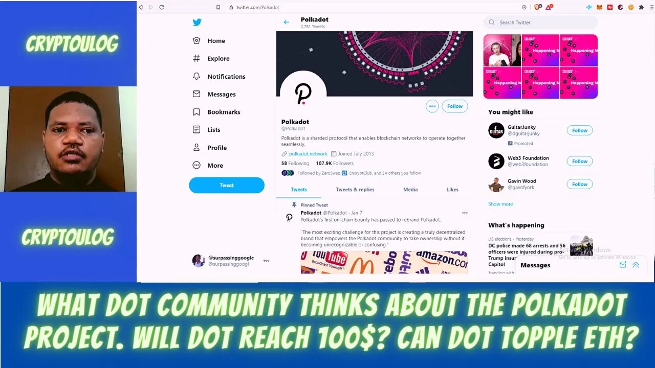 What DOT Community Thinks About The Polkadot Project. Will Dot Reach 100$? Can DOT Topple ETH?