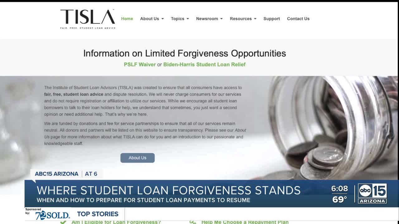 Where student loan forgiveness stands