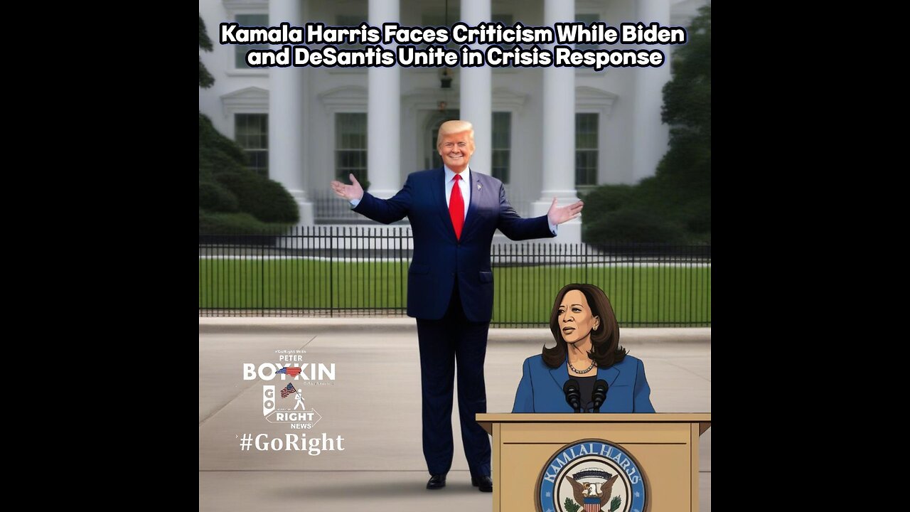 Kamala Harris Faces Criticism While Biden and DeSantis Unite in Crisis Response