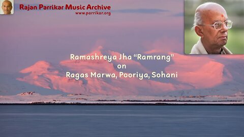 On Ragas Marwa, Pooriya, and Sohani