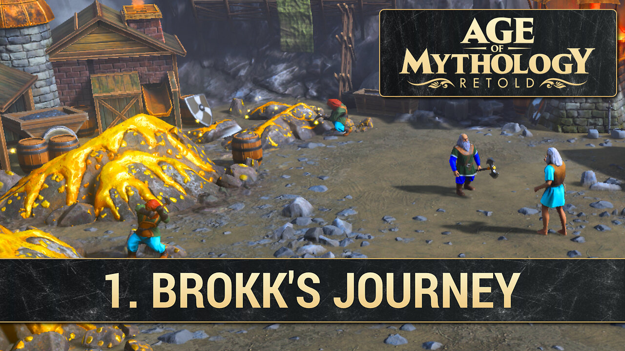 1. Brokk's Journey | The Golden Gift (Hard) | Age of Mythology Retold