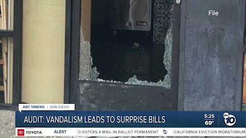 Audit: Vandalism leads to surprise bills