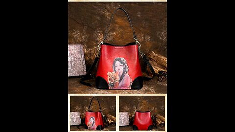 Handmade Versatile Vogue Elegance Leather Designer Handbag