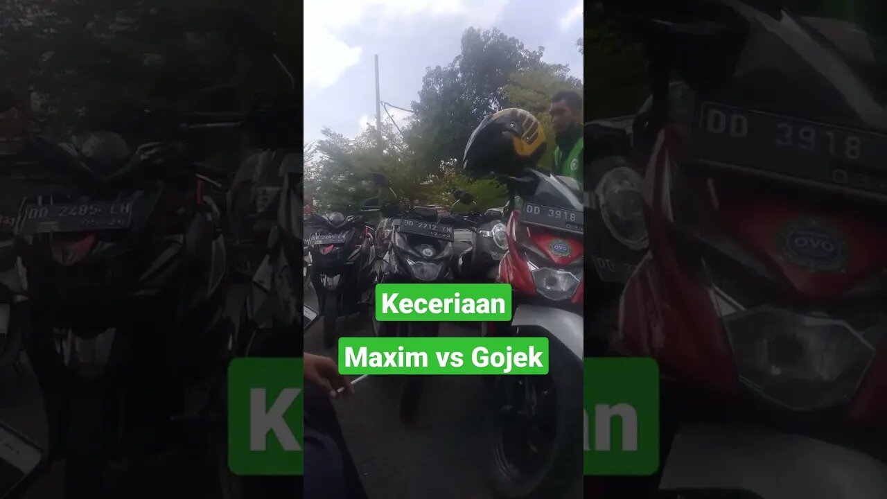 KECERIAAN MAXIM DAN GOJEK