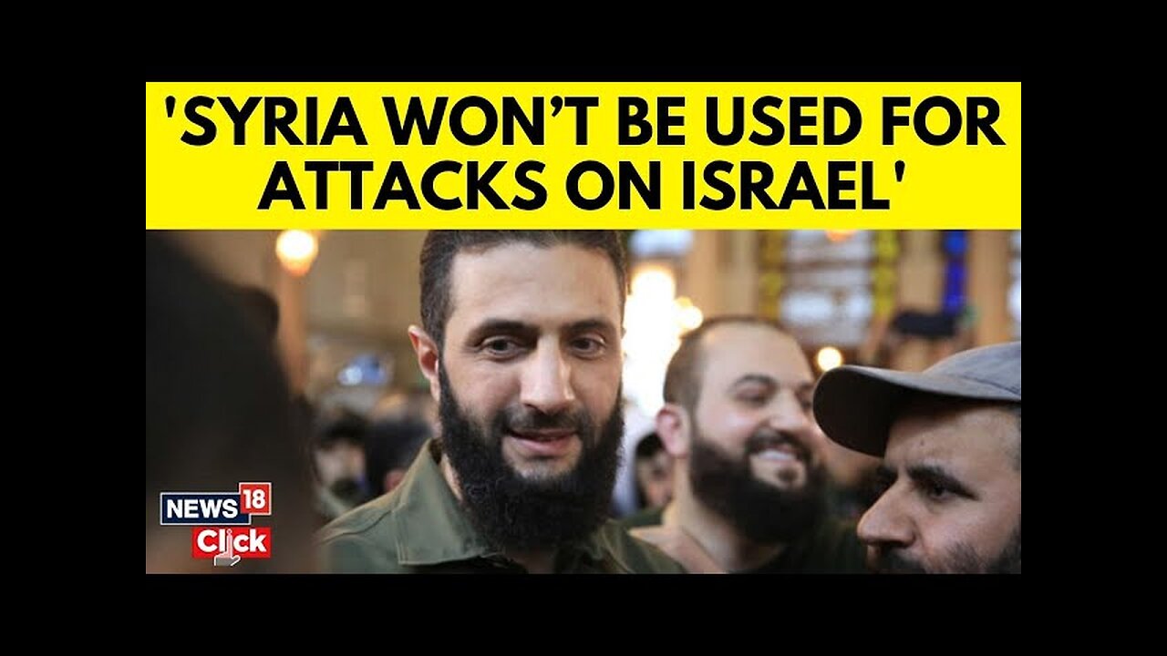 Syrian Rebel Leader: Territory Will Not Be Used To Launch Attacks Against Israel | N18G | News18