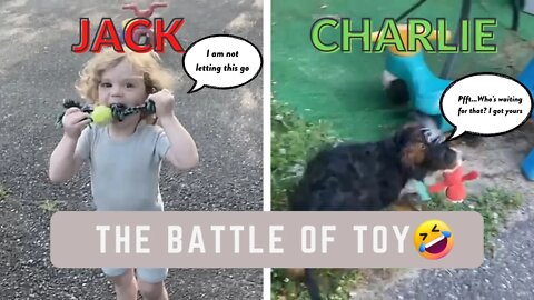 Charlie being Stubborn and Funny🐕|Charlie's Encounter with the Kids