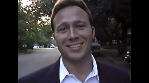 Rare Video of a Young Alex Jones Back in early 2000s Hunting The Satanic US Elite