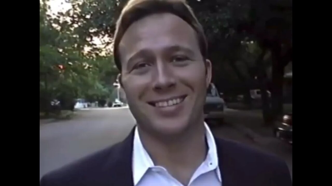 Rare Video of a Young Alex Jones Back in early 2000s Hunting The Satanic US Elite