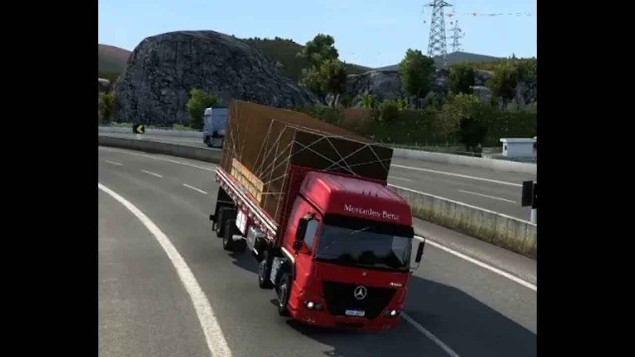 As Melhores Quebra de ASA de Caminhão Atego Mercedes Benz Bitruck #shorts Euro Truck Simulator 2