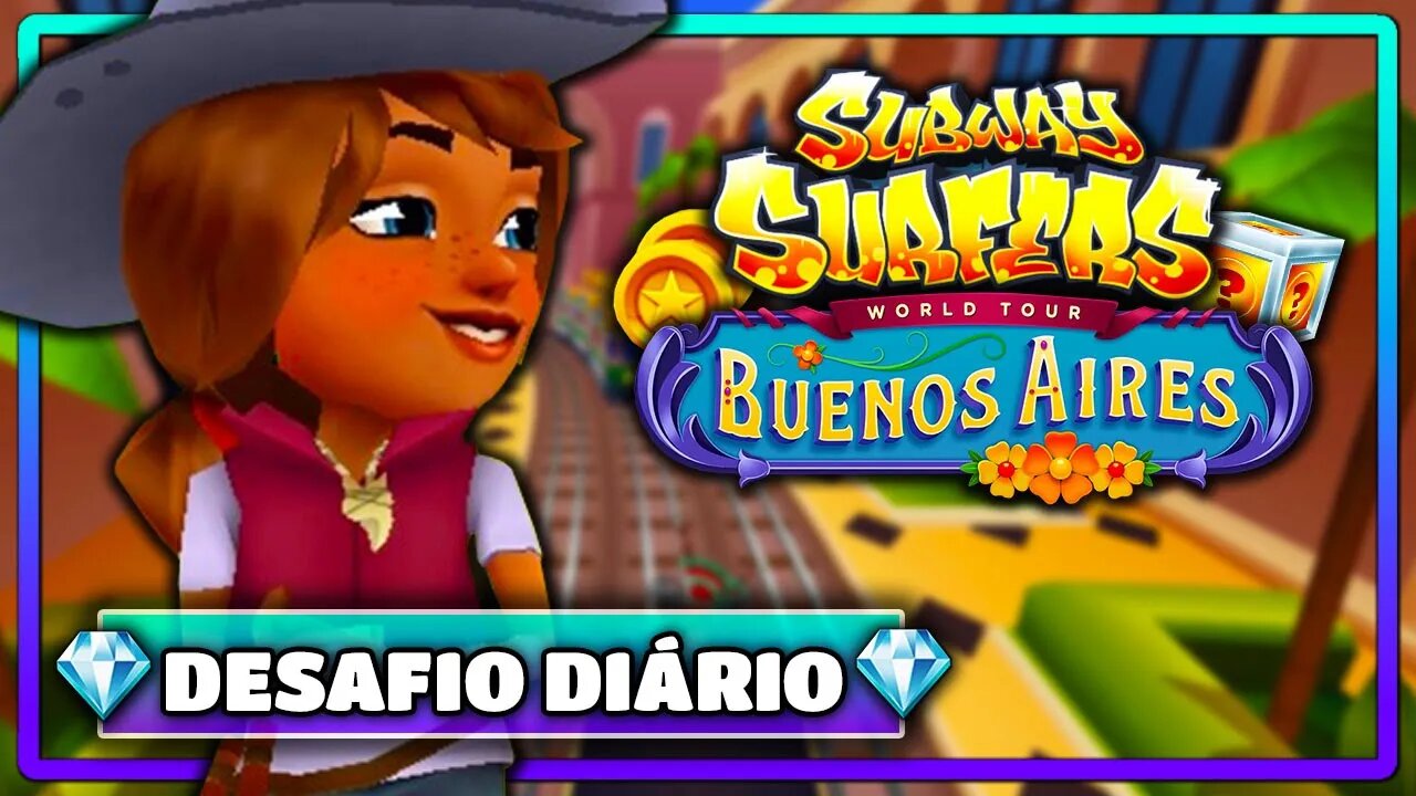 Subway Surfers Buenos Aires 2020 | Desafio Diário com a Kim Coast