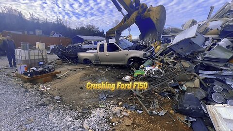 Crushing Ford F150 #ford #crushing