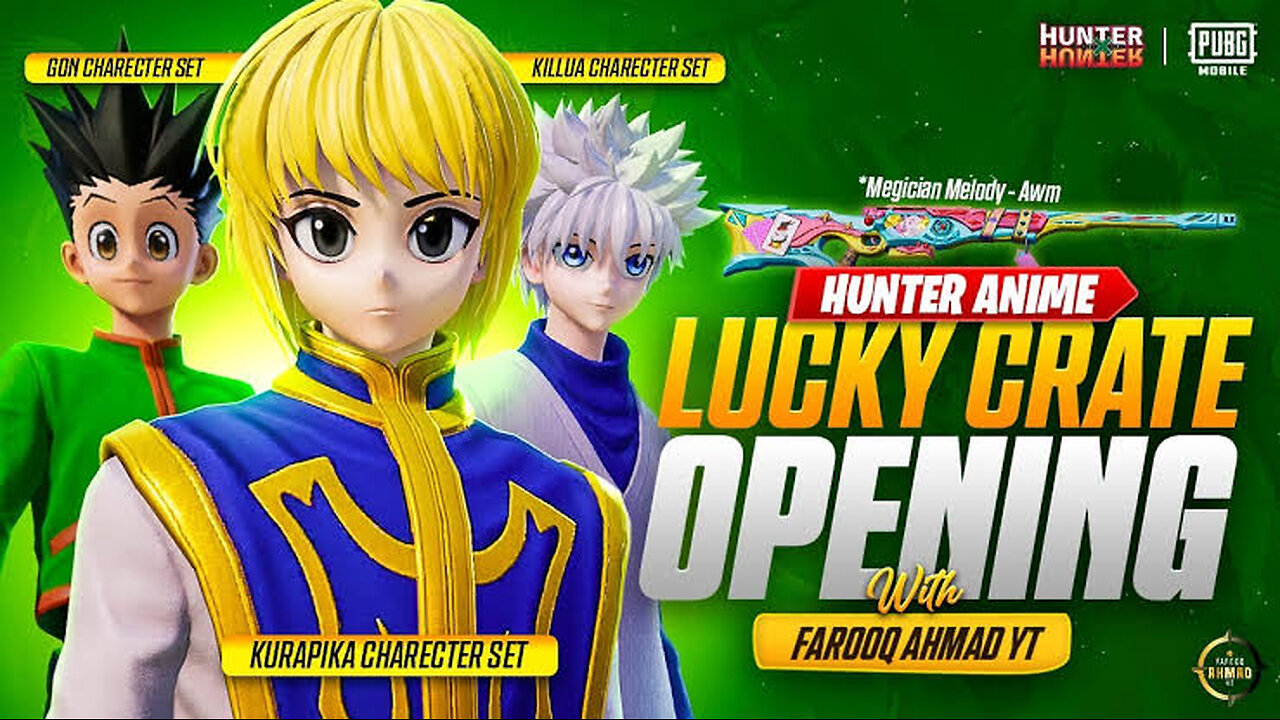 Hunter X Hunter Collaboration | 🔥 PUBG MOBILE 🔥#pubgmobile #pubgm #hunterxhunter