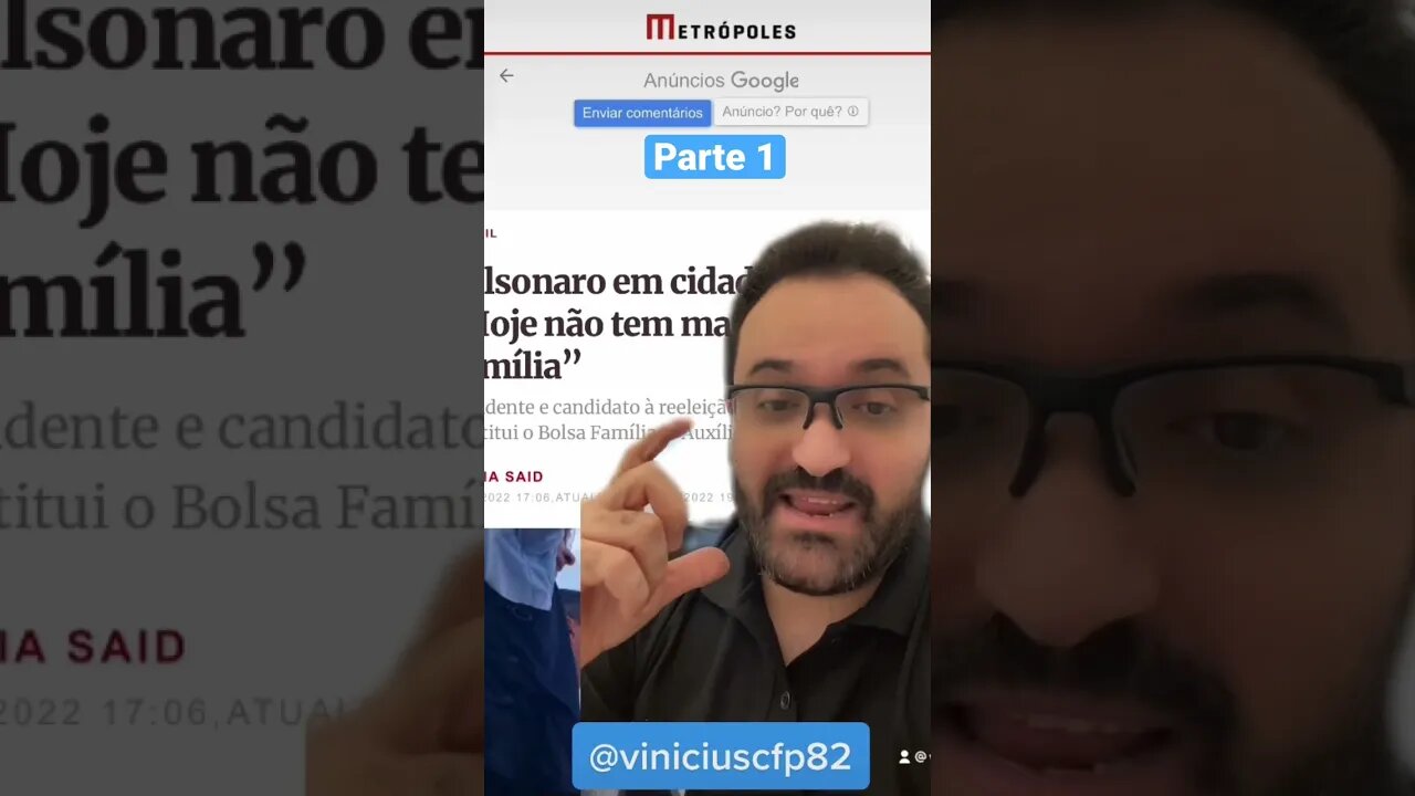 MÉTODO! A desinformação está na manchete de maneira escancarada. P1