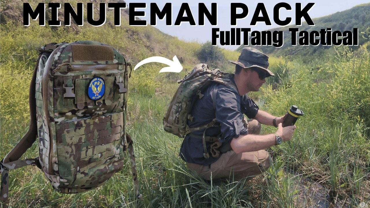 Minuteman Pack from Fulltang Tactical; Scalable pack design