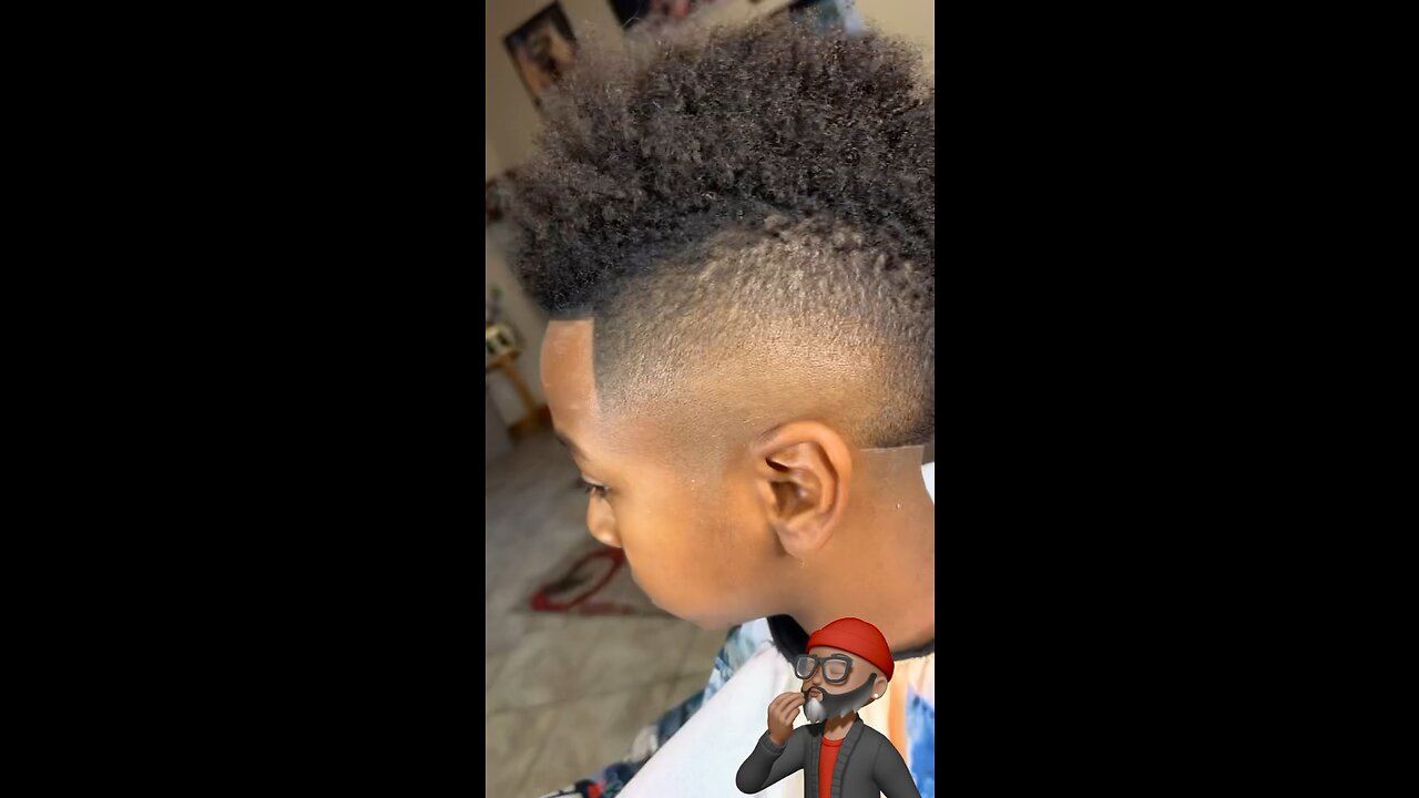 Kids BurstFade MoHawk 🤌🏾💈