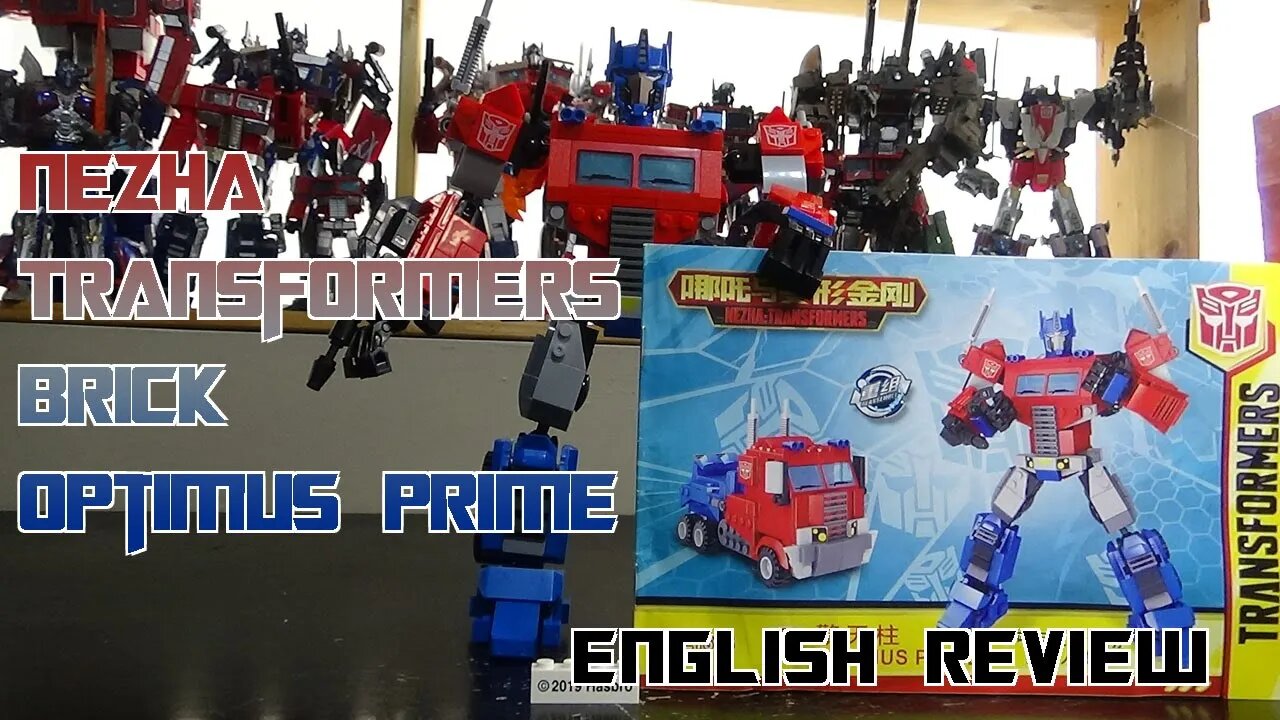 Video Review for NeZha Transformers Brick Optimus Prime