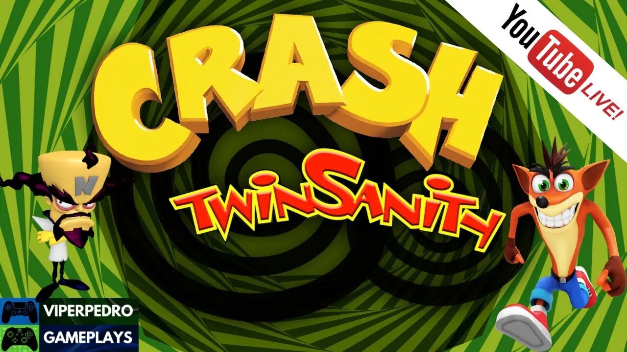 [LIVE] Crash TwinSanity (PS2) | Gameplay #1 | ENG/PT-BR | 1080p 50fps