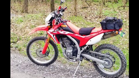 CRF250L Gravel Road Ride April 15, 2021