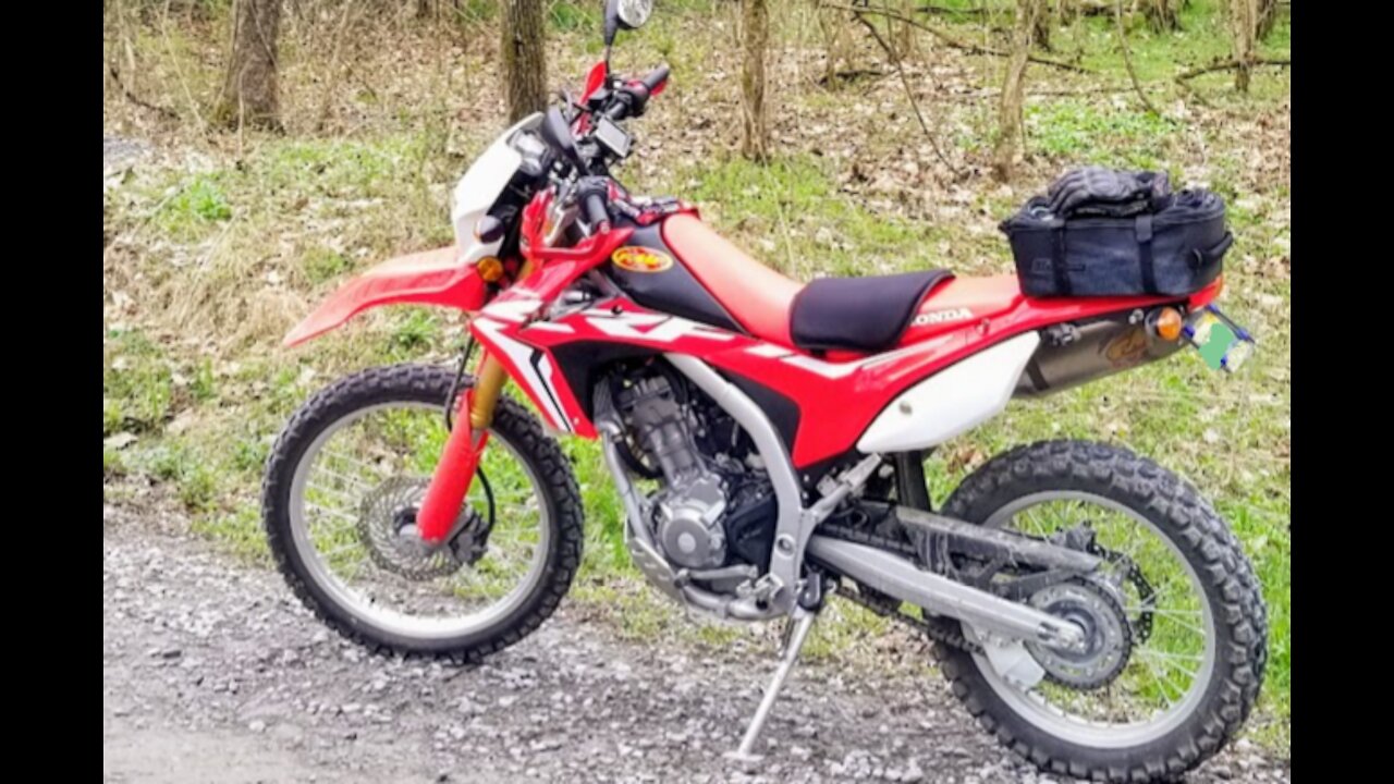 CRF250L Gravel Road Ride April 15, 2021
