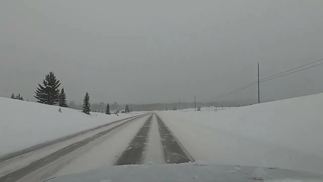 Elkford! I took a wrong turn. BC to AB